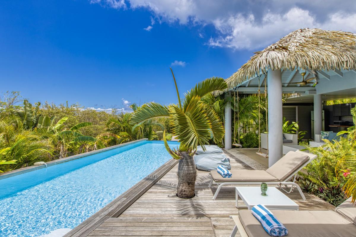 Location villa Saint Martin Terres Basses - Villa 4 chambres 8 personnes - 350m de la plage de Baie aux Prunes - Piscine - Roof Top (2)